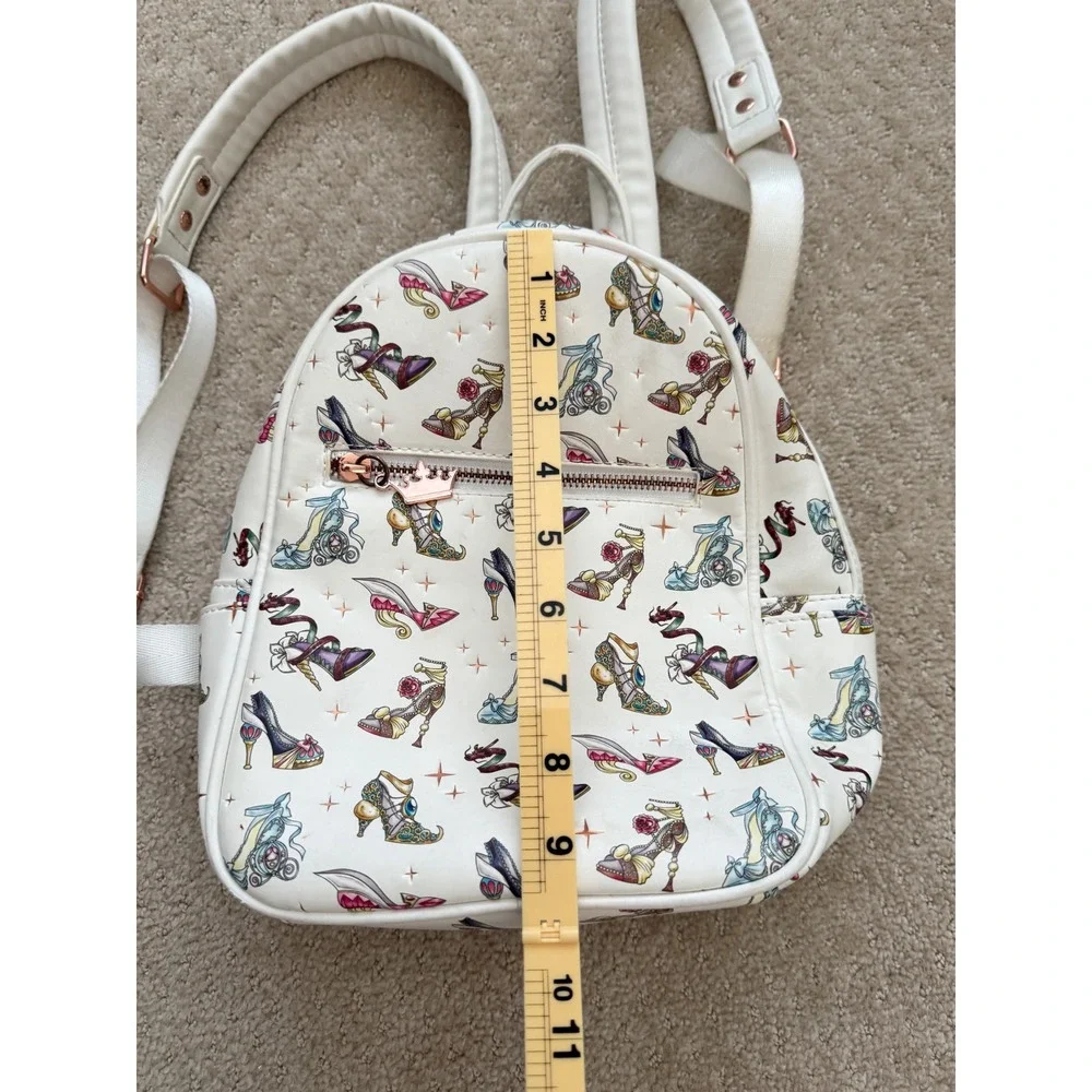 Disney Loungefly EXCLUSIVE Princess Runway Shoe Mini Backpack Rose Gold Hardware